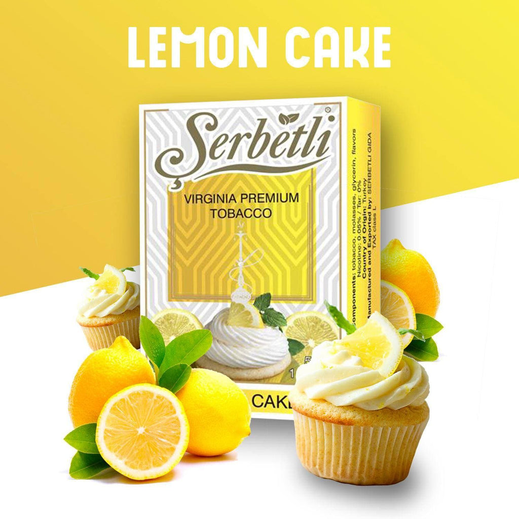 Serbetli Lemon Cake Hookah Tobacco 50g, a sweet and citrusy dessert-inspired flavor offering a smooth and indulgent smoke experience. Perfect for those who enjoy a blend of tangy lemon and sweet cake in their hookah sessions.






