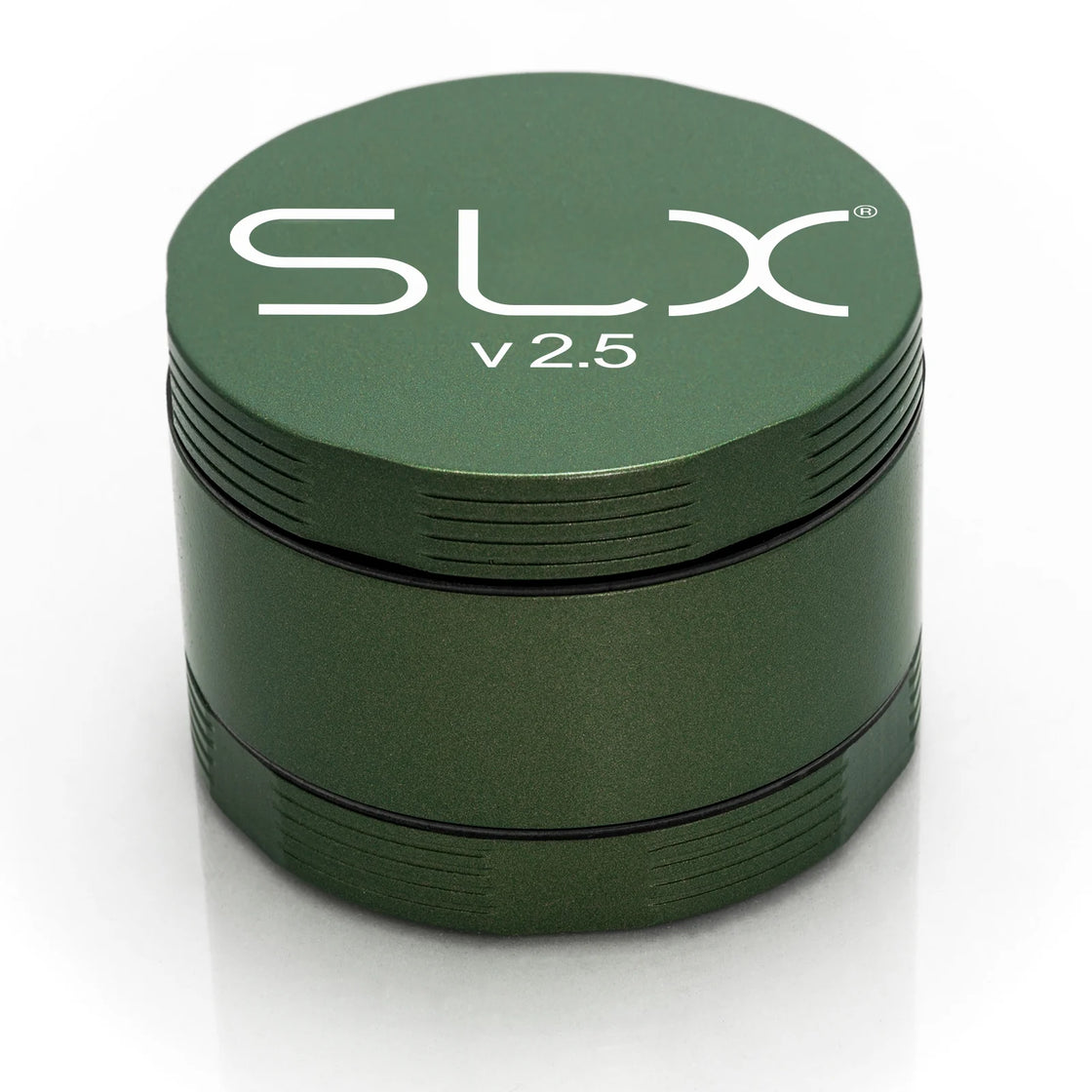 SLX V2.5 non-stick tobacco grinder with aerospace-grade aluminum construction for smooth, hassle-free grinding